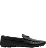  Giày Nam Prada Triangle Logo Leather Loafers 'Black' 