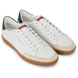  Giày Nam Saint Laurent Court Classic Perforated Sneakers 'White' 