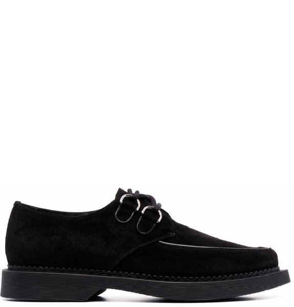  Giày Nam Saint Laurent Teddy 10 Suede Derby 'Black' 