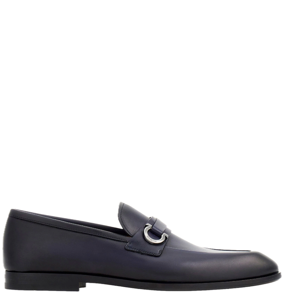  Giày Nam Salvatore Ferragamo Moccasin Gancini Ornament 'Blue' 