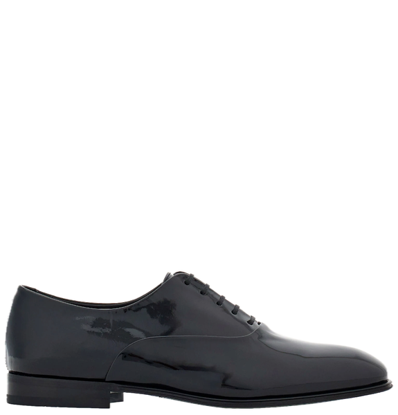  Giày Nam Salvatore Ferragamo Oxford Wave Detail 'Black' 