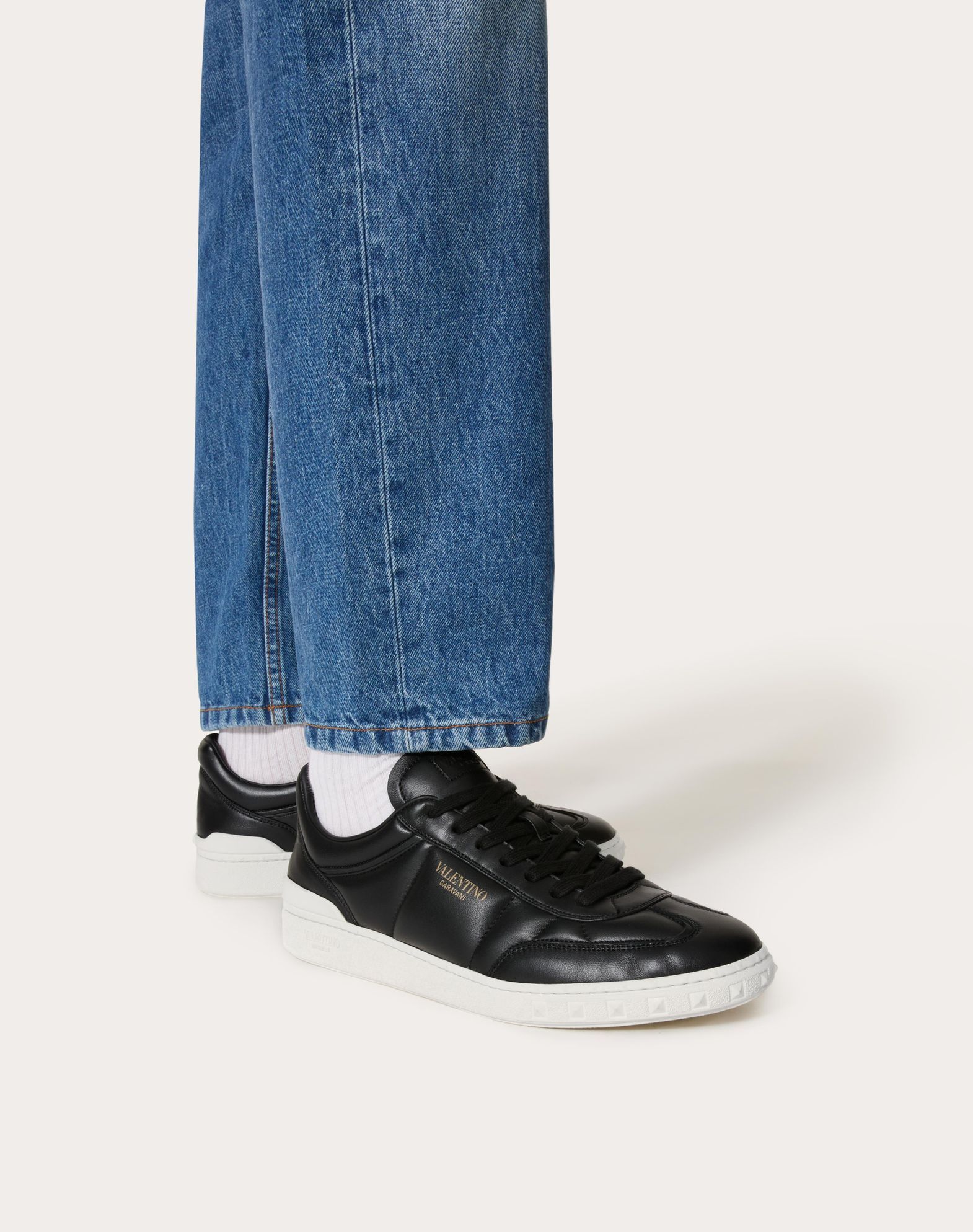  Giày Nam Valentino Upvillage Low Top Sneaker 'Black' 