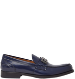  Giày Nam Versace La Greca Plaque Loafers 'Navy' 