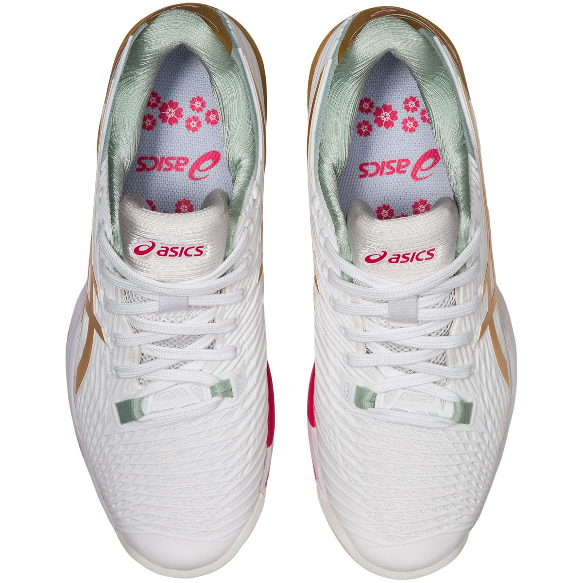  Giày Nữ Asics Solution Speed FF 2 LE 'White Champagne' 