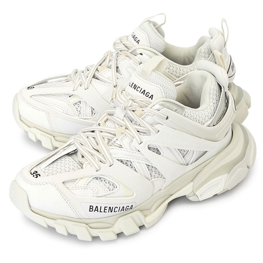  Giày Nữ Balenciaga Track Trainer Sneakers 'White' 