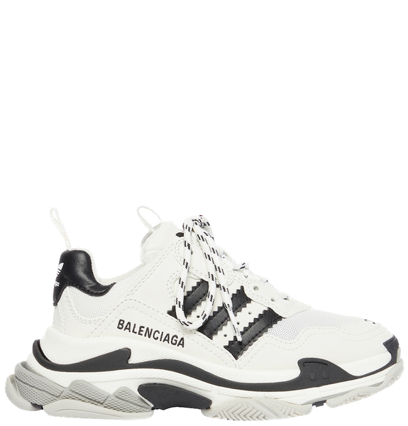  Giày Nữ Balenciaga x Adidas Triple S Trainers 'White' 