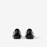  Giày Nữ Burberry Coin Detail Leather Penny Loafers 'Black' 