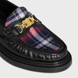  Giày Nữ Celine Université Triomphe Chain Loafer 'Black' 