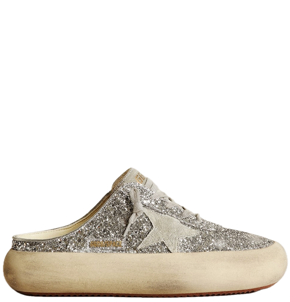  Giày Nữ Golden Goose Space-Star Sabot 'Silver' 