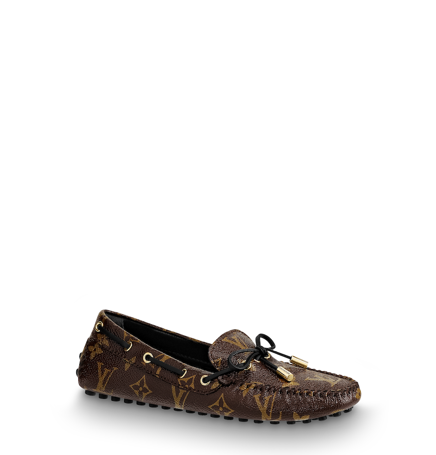  Giày Nữ Louis Vuitton Gloria Flat Moccasin 'Monogram' 