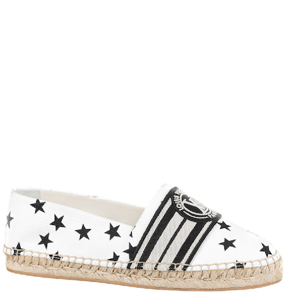  Giày Nữ Louis Vuitton Starboard Flat Espadrilles 'Black White' 