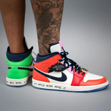  Giày Nữ Nike Melody Ehsani x Air Jordan 1 Mid 'Fearless' 