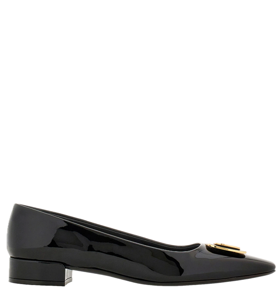  Giày Nữ Salvatore Ferragamo New Vara Plate Pump 'Black' 