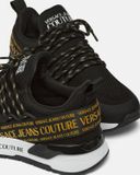  Giày Nữ Versace Jeans Couture Dynamic Logo Trainers 'Black' 