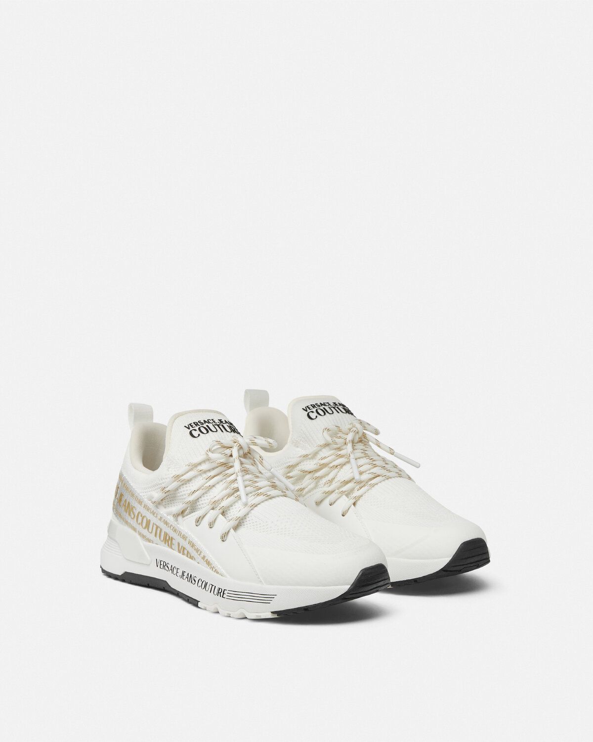  Giày Nữ Versace Jeans Couture Dynamic Logo Trainers 'White' 