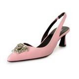 Giày Nữ Versace Medusa Slingback Heels 'Pink' 