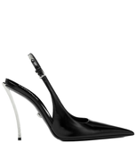  Giày Nữ Versace Pin Point Slingback Pumps 'Black' 