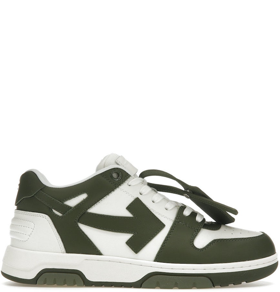  Giày Off-White Out Of Office Calf Leather 'Dark Green' 