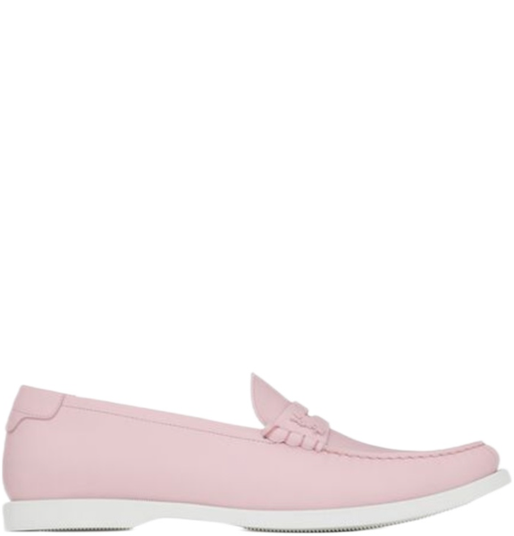  Giày Saint Laurent Le Loafer Monogram Slippers 'Pink' 