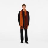  Khăn Burberry Reversible Logo Alpaca Wool Blend Scarf 'Ginger' 