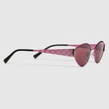  Kính Gucci Geometrical Frame Sunglasses 'Fuschia' 