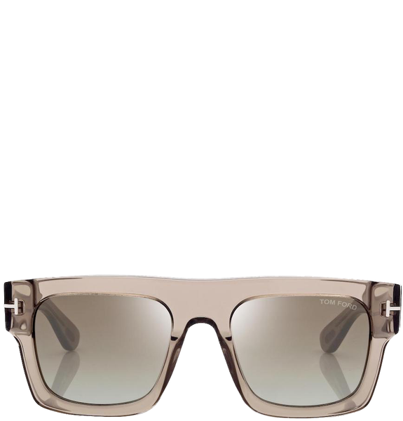  Kính Nam Tom Ford Fausto Sunglasses 'Light Brown Green Mirror' 