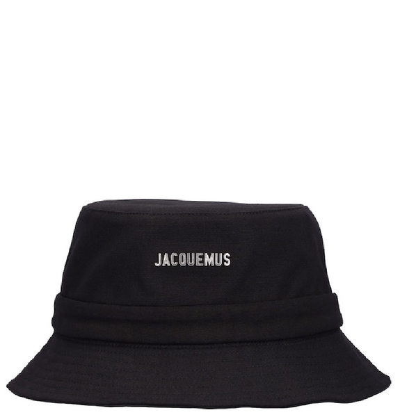  Mũ Jacquemus Le Bob Gadjo Cotton Canvas Bucket Hat 'Black' 