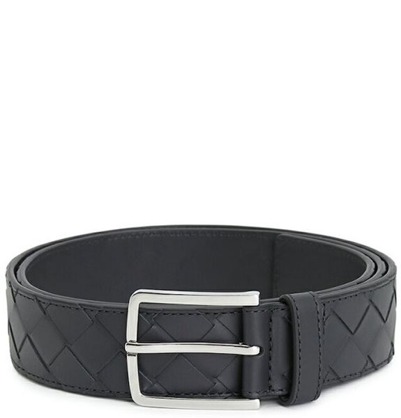  Thắt Lưng Nam Bottega Veneta Intrecciato Belt 'Black' 