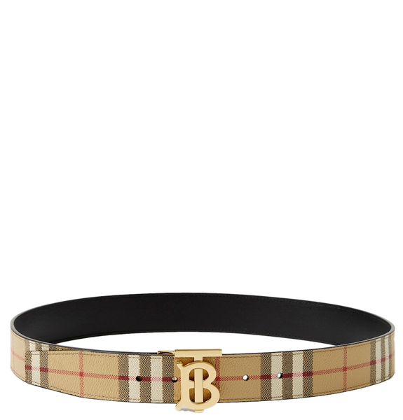  Thắt Lưng Nam Burberry Thin Reversible Check TB Belt 'Beige' 