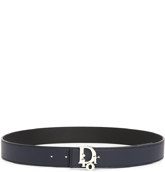 Thắt Lưng Nam Dior Homme Oblique Logo Reversible Casual Belt 'Navy' 