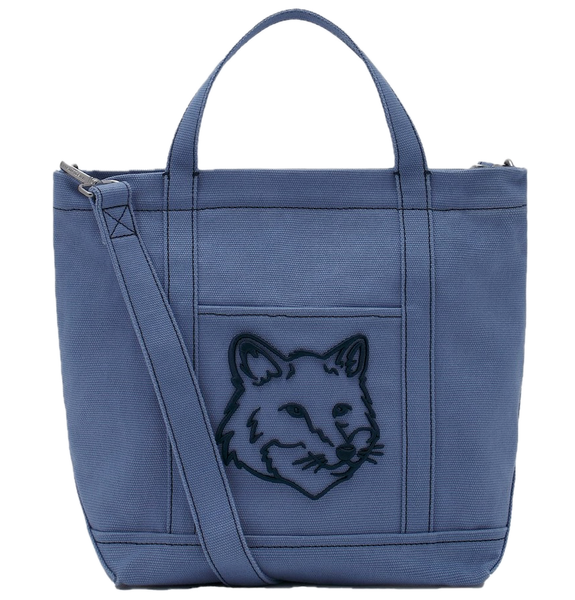  Túi Maison Kitsune Bold Fox Head Small Tote 'Blue' 