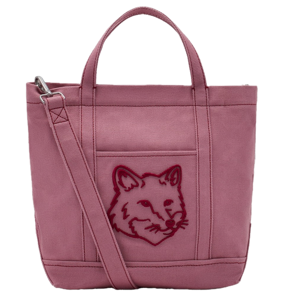  Túi Maison Kitsune Bold Fox Head Small Tote 'Rosebud' 