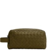  Túi Nam Bottega Veneta Intrecciato Travel Pouch 'Mud' 