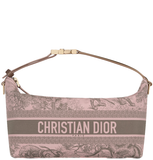  Túi Nam Dior Medium Diortravel Nomad Pouch 'Gray Pink' 