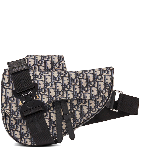  Túi Nam Dior Saddle Dior Oblique Jacquard 'Beige Black' 