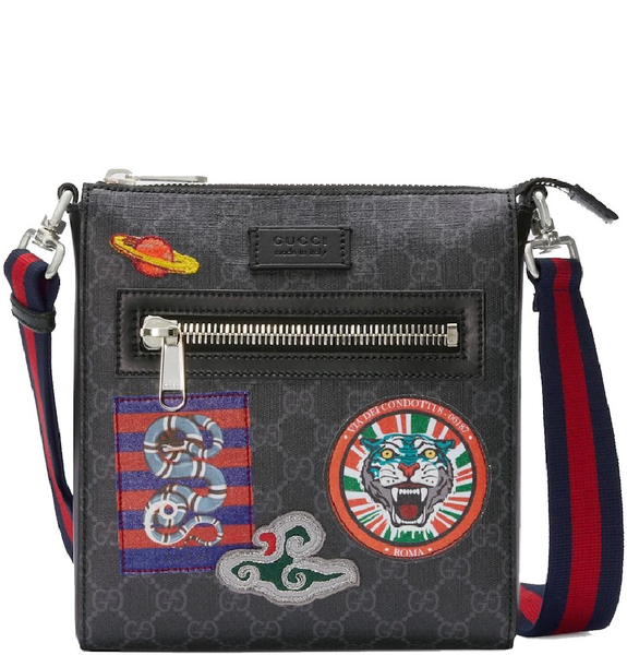  Túi Nam Gucci Night Courrier Messenger GG Supreme 'Black' 