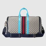  Túi Nam Gucci Savoy Large Duffle Bag 'Beige Blue' 