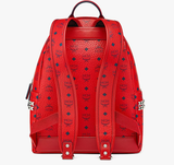  Balo Nam MCM Stark Side Studs Backpack Visetos 'Red' 