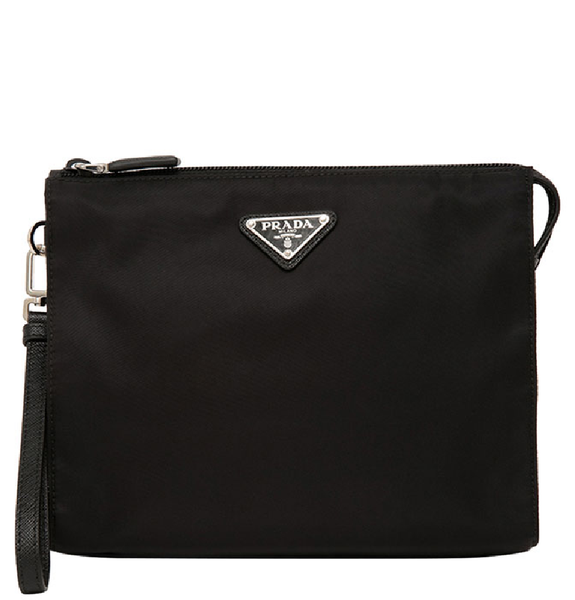  Túi Nam Prada Saffiano Leather Necessaire 'Black' 