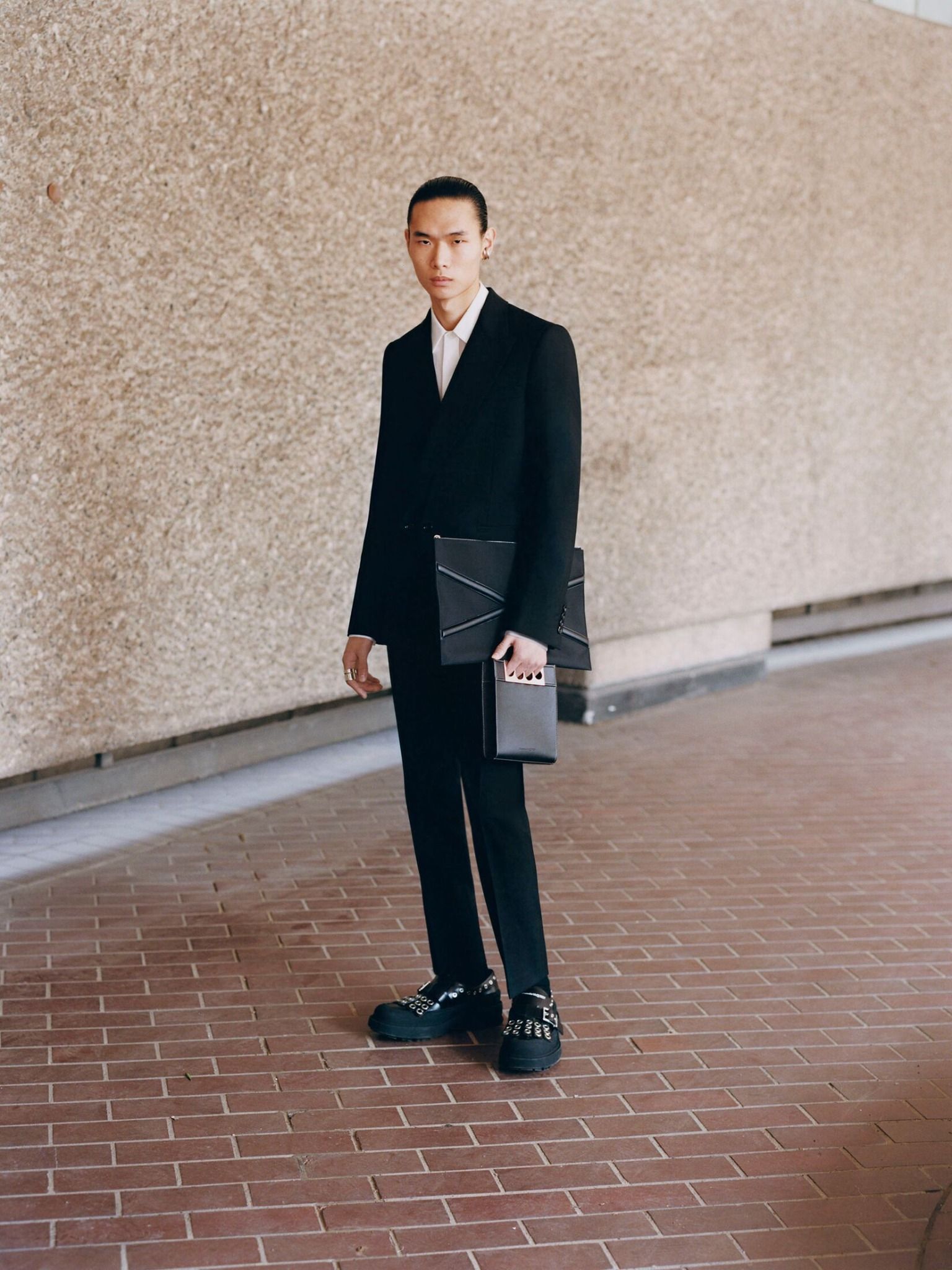Alexander McQueen グリップミニバッグ（Túi Nam Alexander McQueen 