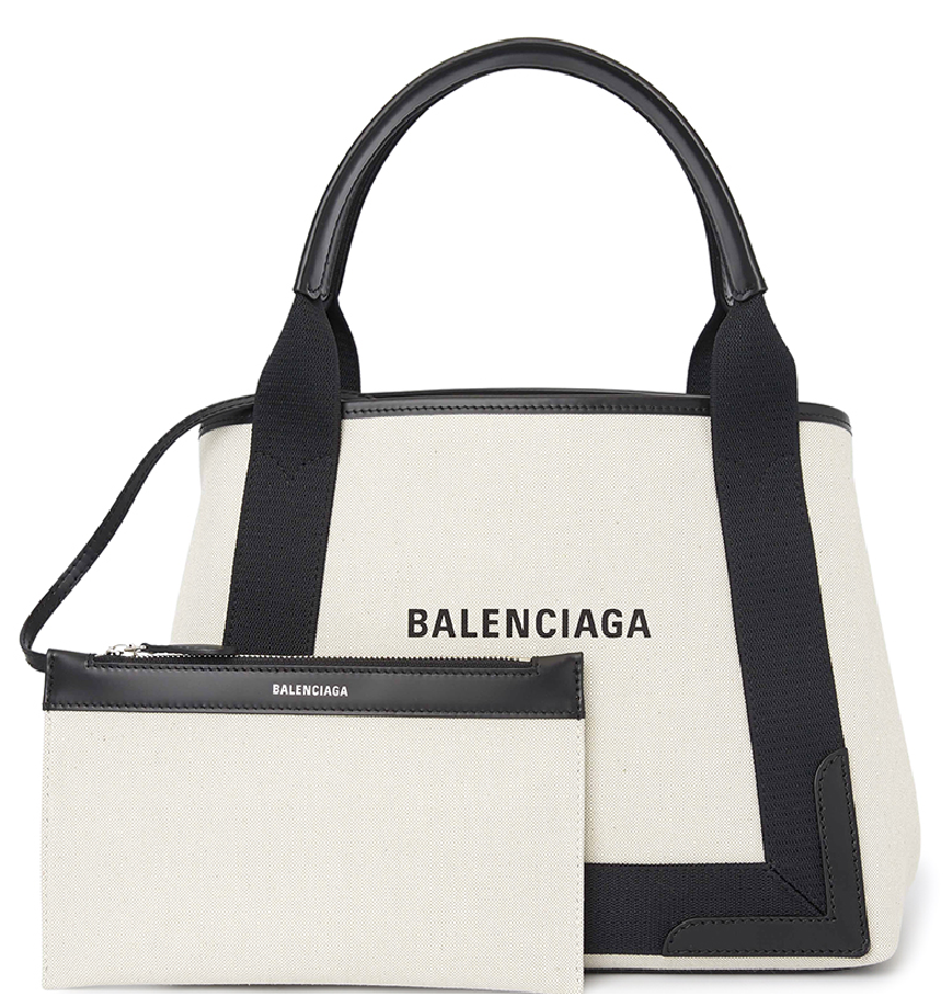 balenciaga canvas tote small