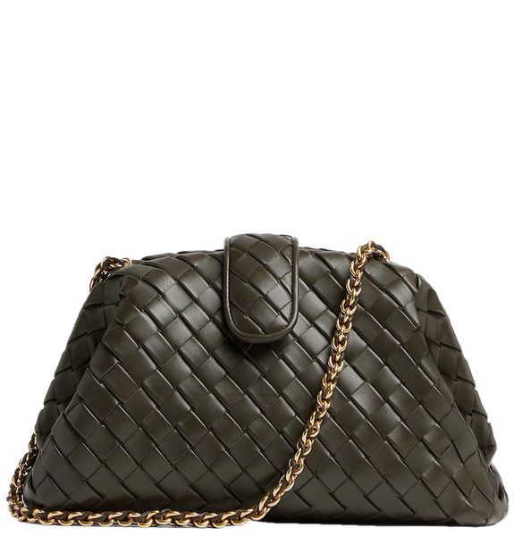  Túi Nữ Bottega Veneta Teen Lauren 1980 With Chain 'Kaki' 