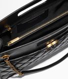  Túi Nữ Chanel Aged Calfskin Gold Tone Metal 'Black' 