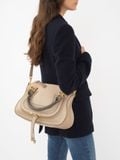  Túi Nữ Chloe Marcie Double Carry Bag 'Floral Grey' 
