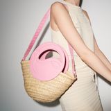  Túi Nữ Christian Louboutin Biloumoon Basket Small 'Calipso' 