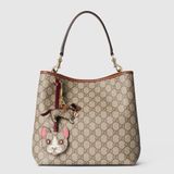 Túi Nữ Gucci GG Emblem Small Shoulder Bag 'Beige' 