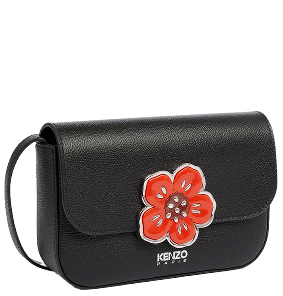  Túi Nữ Kenzo Boke Flower Leather Shoulder Bag 'Black' 
