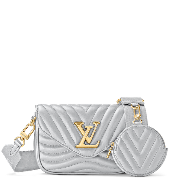  Túi Nữ Louis Vuitton New Wave Multi Pochette Accessoires 'Metallic Grey' 