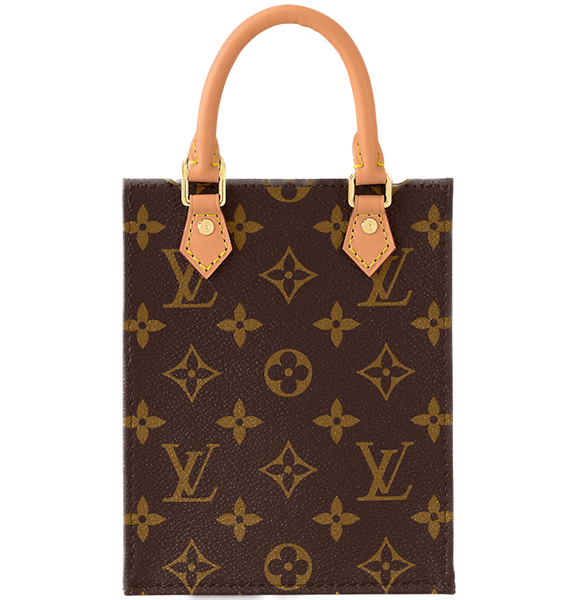  Túi Nữ Louis Vuitton Petit Sac Plat 'Monogram Coated Canvas' 
