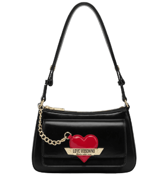  Túi Nữ Love Moschino Made With Love Hobo Bag 'Black' 